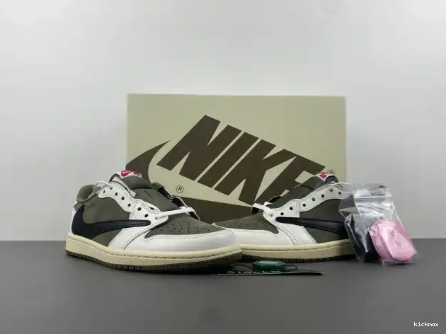 Cheap OG TRAVIS JORDAN X OLIVE AIR DM7866-200 MEDIUM LOW SCOTT 1 0328